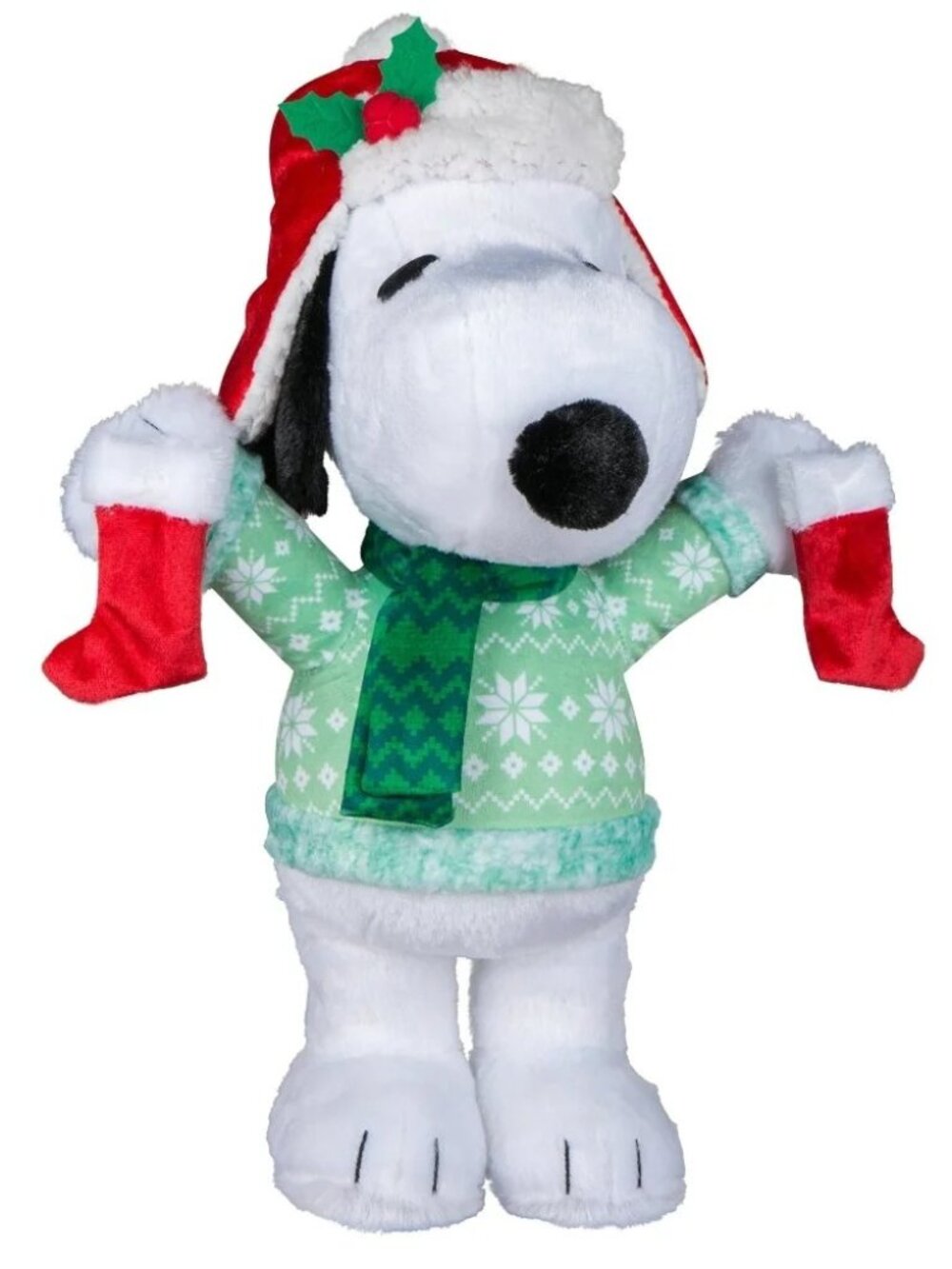 2025 Christmas Snoopy Holiday Greeter Plush Doll